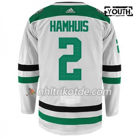 Dallas Stars Trikot DAN HAMHUIS 2 Adidas Weiß Authentic - Kinder